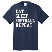 Eat Sleep Softball Repeat Tall T-Shirt