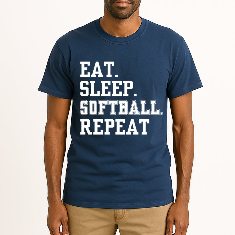 Eat Sleep Softball Repeat Tall T-Shirt