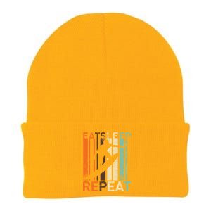 Eat Sleep Surf Repeat  Knit Cap Winter Beanie