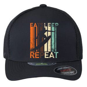 Eat Sleep Surf Repeat  Flexfit Unipanel Trucker Cap