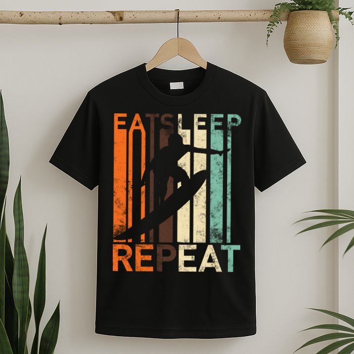 Eat Sleep Surf Repeat  T-Shirt