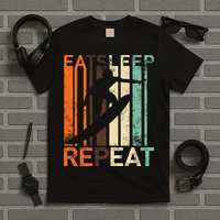 Eat Sleep Surf Repeat  T-Shirt