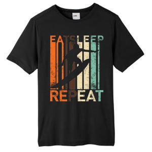 Eat Sleep Surf Repeat  Tall Fusion ChromaSoft Performance T-Shirt