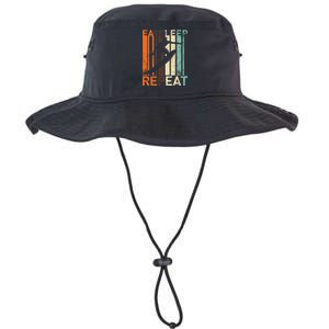 Eat Sleep Surf Repeat  Legacy Cool Fit Booney Bucket Hat