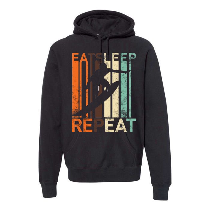 Eat Sleep Surf Repeat  Premium Hoodie