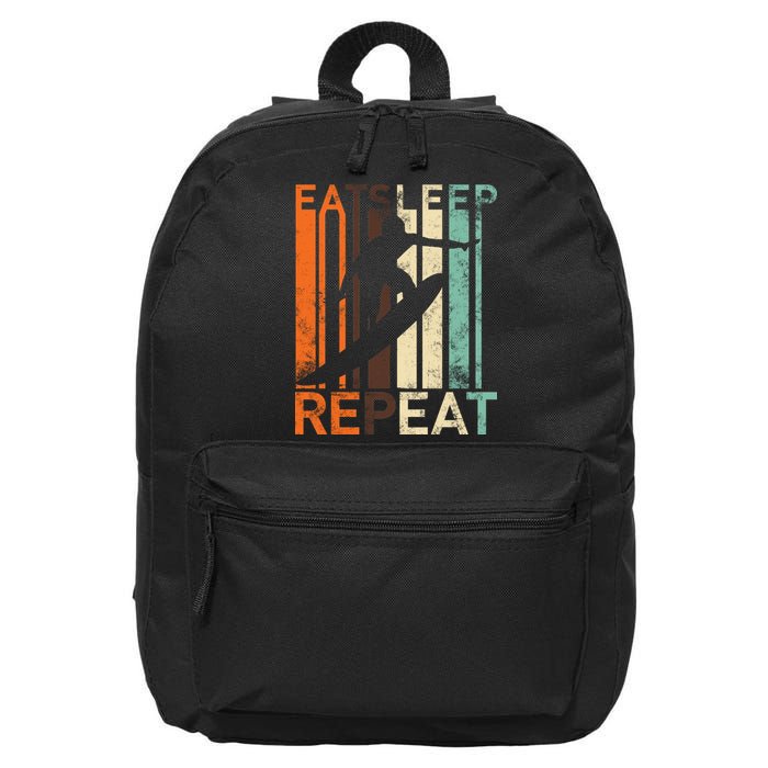 Eat Sleep Surf Repeat  16 in Basic Backpack