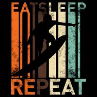 Eat Sleep Surf Repeat  16 in Basic Backpack