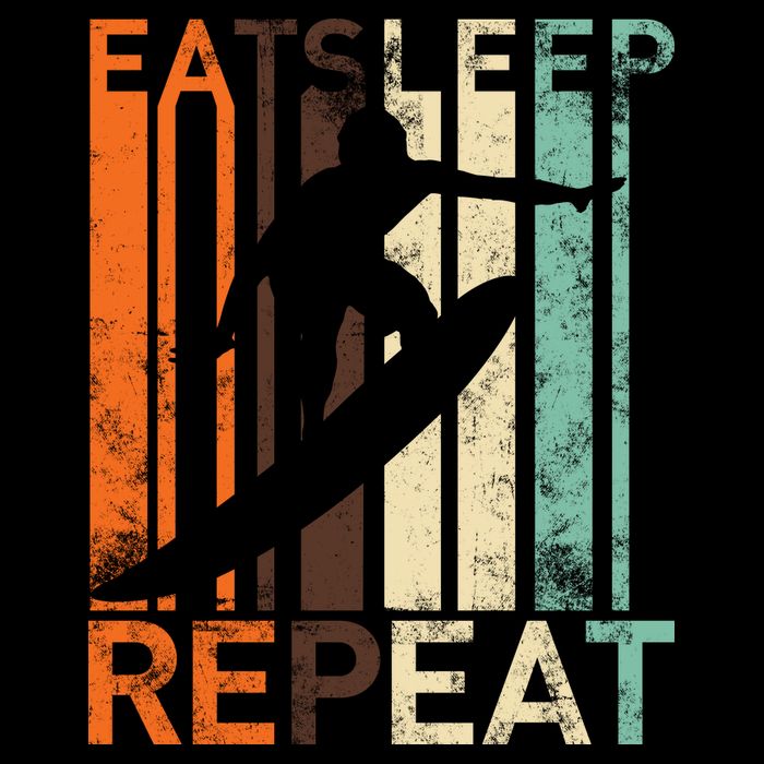 Eat Sleep Surf Repeat  16 in Basic Backpack
