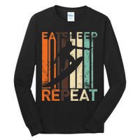 Eat Sleep Surf Repeat  Tall Long Sleeve T-Shirt