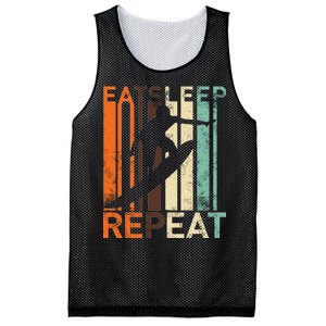 Eat Sleep Surf Repeat  Mesh Reversible Basketball Jersey Tank