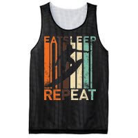 Eat Sleep Surf Repeat  Mesh Reversible Basketball Jersey Tank