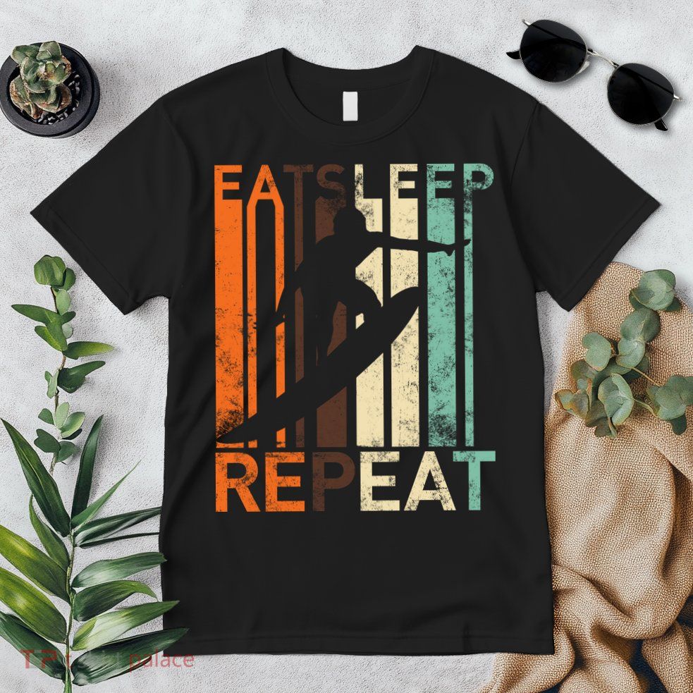 Eat Sleep Surf Repeat  Premium T-Shirt