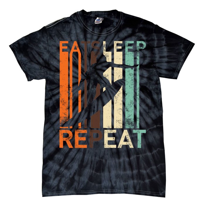 Eat Sleep Surf Repeat  Tie-Dye T-Shirt