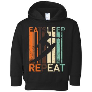 Eat Sleep Surf Repeat  Toddler Hoodie