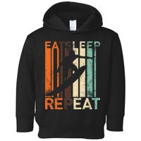 Eat Sleep Surf Repeat  Toddler Hoodie