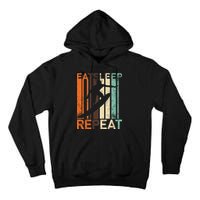 Eat Sleep Surf Repeat  Tall Hoodie