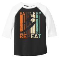 Eat Sleep Surf Repeat  Toddler Fine Jersey T-Shirt