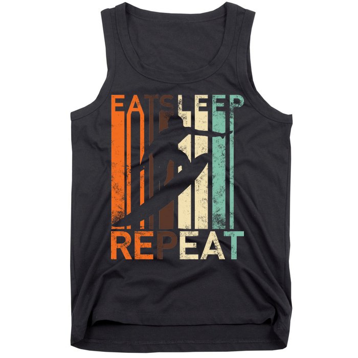 Eat Sleep Surf Repeat  Tank Top