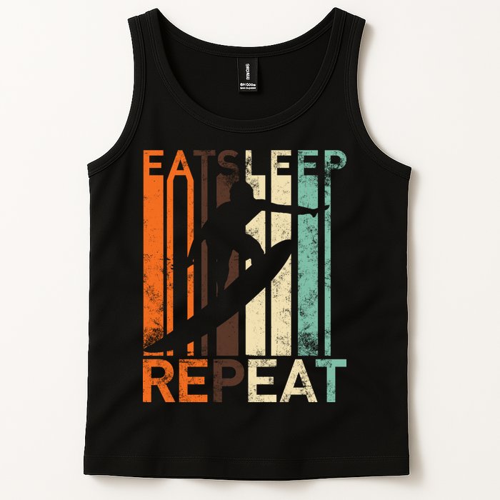 Eat Sleep Surf Repeat  Tank Top