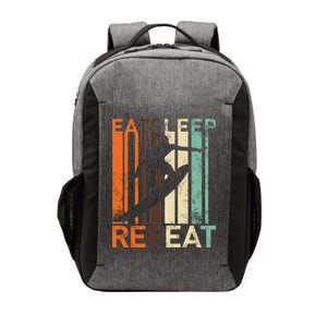 Eat Sleep Surf Repeat  Vector Backpack