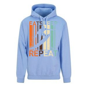 Eat Sleep Surf Repeat  Unisex Surf Hoodie