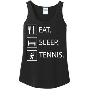 Eat Sleep Tennis Ladies Essential Tank