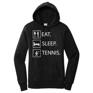 Eat Sleep Tennis Women's Pullover Hoodie