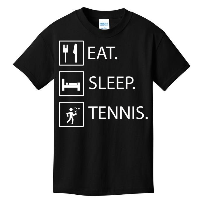 Eat Sleep Tennis Kids T-Shirt