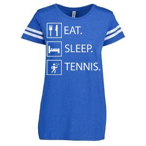 Eat Sleep Tennis Enza Ladies Jersey Football T-Shirt