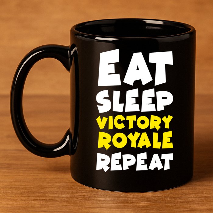 Eat Sleep Victory Royale Repeat 11oz C Handle Ceramic Mug