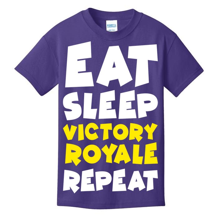 Eat Sleep Victory Royale Repeat Kids T-Shirt