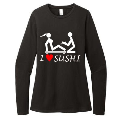 Eat Sushi Womens CVC Long Sleeve Shirt