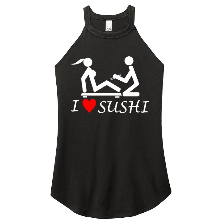 Eat Sushi Women's Perfect Tri Rocker Tank