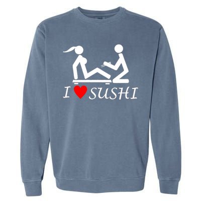 Eat Sushi Garment-Dyed Sweatshirt