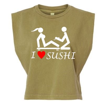 Eat Sushi Garment-Dyed Women's Muscle Tee