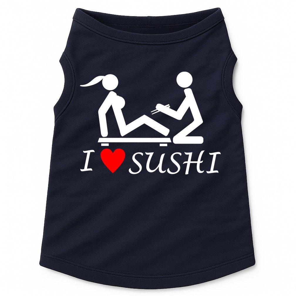 Eat Sushi Doggie Tank