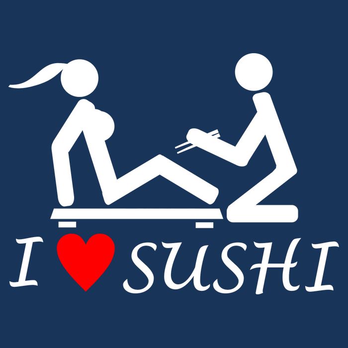 Eat Sushi Cooling Performance Crew T-Shirt