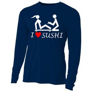 Eat Sushi Cooling Performance Long Sleeve Crew