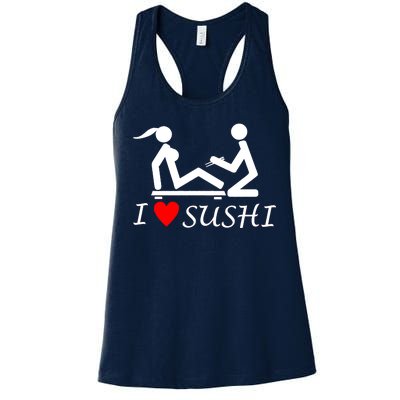 Eat Sushi Women's Racerback Tank