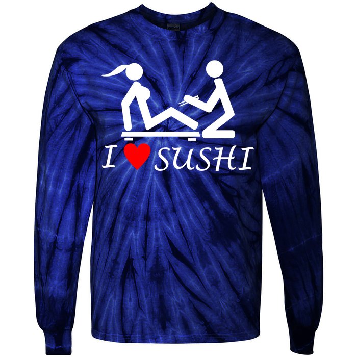 Eat Sushi Tie-Dye Long Sleeve Shirt