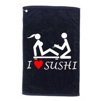 Eat Sushi Platinum Collection Golf Towel