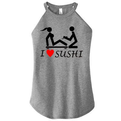 Eat Sushi Women's Perfect Tri Rocker Tank