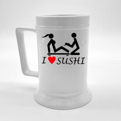 Eat Sushi Beer Stein