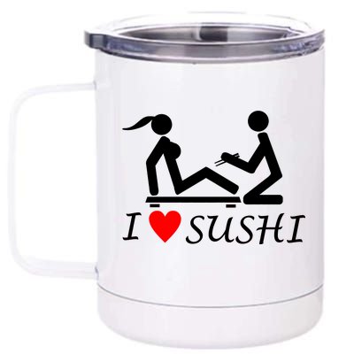 Eat Sushi 12 oz Stainless Steel Tumbler Cup