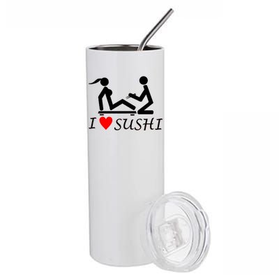 Eat Sushi Stainless Steel Tumbler