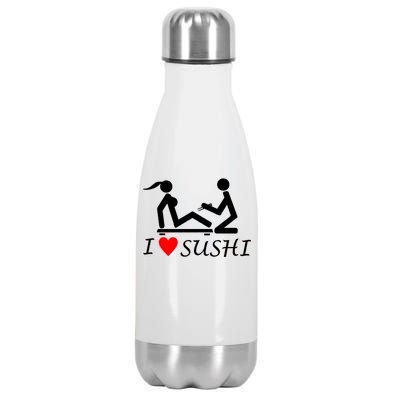 Eat Sushi Stainless Steel Insulated Water Bottle