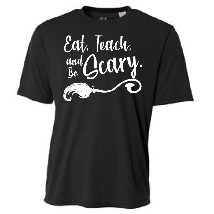 Eat Teach And Be Scary Cooling Performance Crew T-Shirt