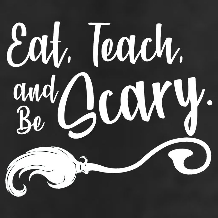 Eat Teach And Be Scary Adult Drive Performance Visor