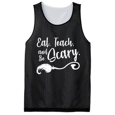 Eat Teach And Be Scary Mesh Reversible Basketball Jersey Tank