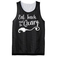 Eat Teach And Be Scary Mesh Reversible Basketball Jersey Tank